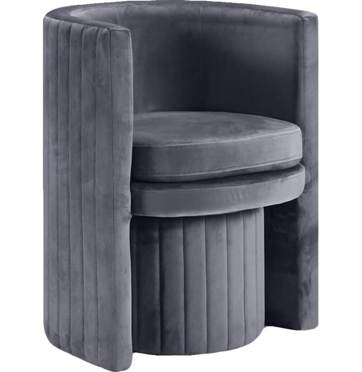 Chair with ottoman underneath online
